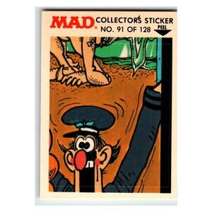 MAD Collectors Sticker No. 91 of 128 1983 EC Publications